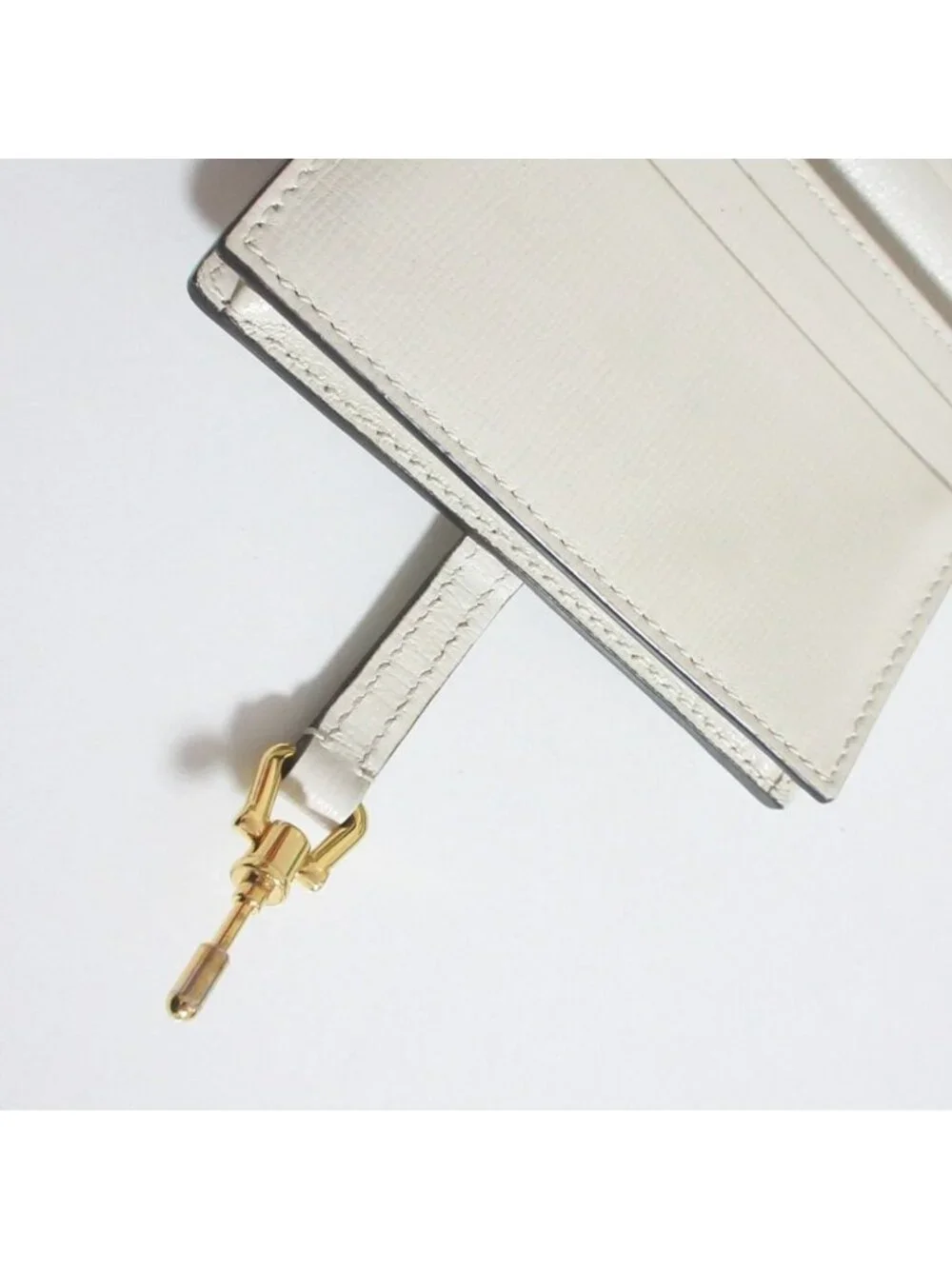 Gucci Jackie Compact Wallet Gray White LadySecond - Picture 6 of 13